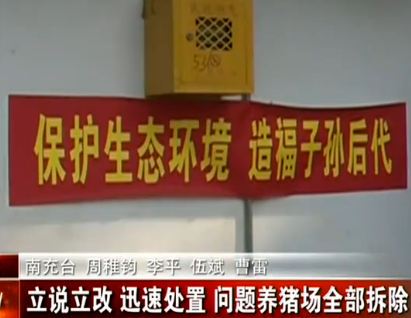 立说立改 迅速处置 问题养猪场全部拆除