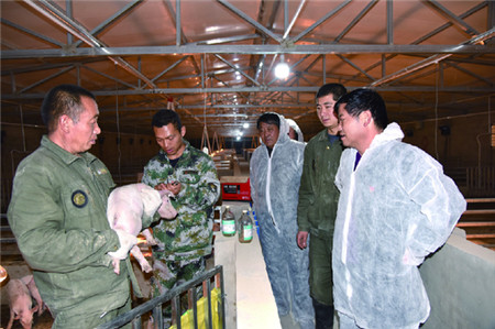 代县聂营镇整合四村扶贫资金联办规模养猪场促农增收