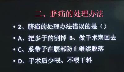 猪脐疝手术过程中，这个错误不能要！