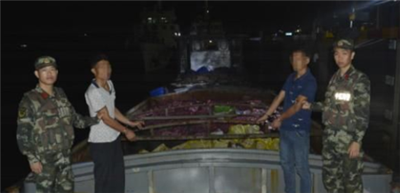 广西查获两起冻品走私案 案值逾800万执法部门严厉打击