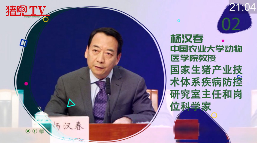 杨汉春教授谈非洲猪瘟防控、非洲猪瘟疫苗……