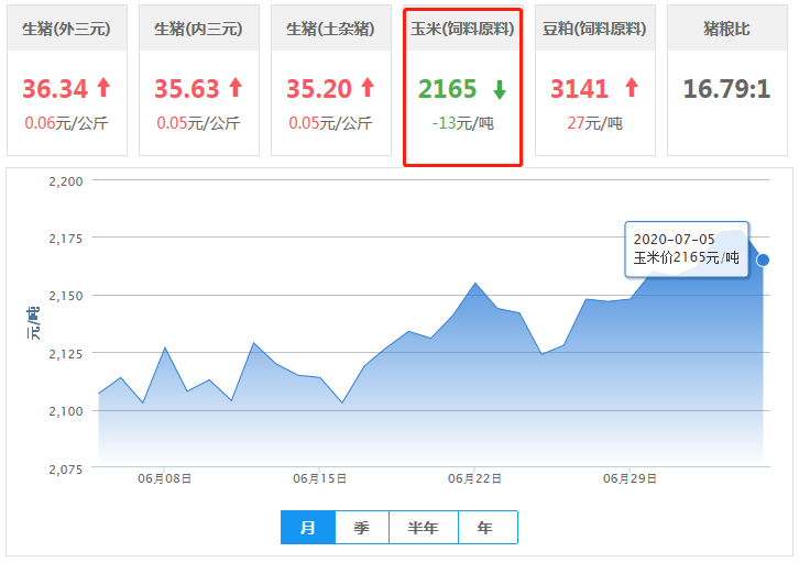 7月5日玉米价格：拍卖热情高涨，玉米报价仍高位运行！