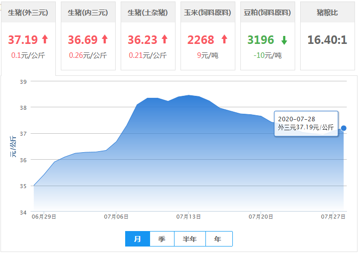 7月28日猪价：涨势延续，行情北强南弱，猪价还能撑高吗？