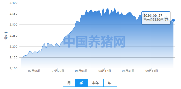 玉米涨跌调整，年底或将再迎来一波上涨行情！